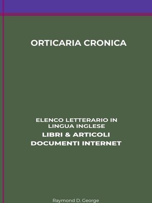 cover image of Orticaria Cronica
